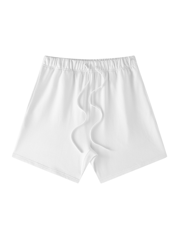 Streetwear Unisex Basic Earth Tone Loose Fit FOG 100% Cotton Shorts - Print On Demand | HugePOD